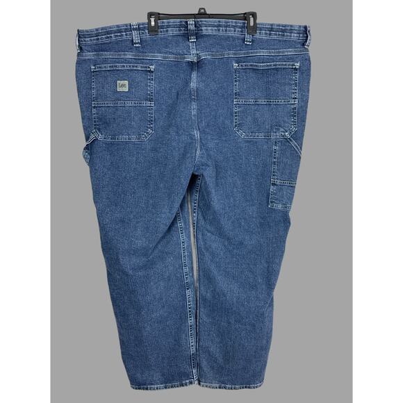 Lee Mens Loose Fit Blue Jeans Size 52x30 Denim - Picture 3 of 9